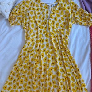 FAITHFUL THE BRAND YELLOW FLORAL SUNDRESS